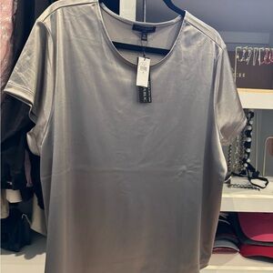 White House Black Market Gray Top